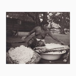 Fotografia in bianco e nero di Hanna Seidel, Suriname, anni '60