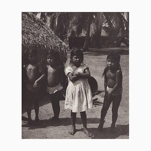 Hanna Seidel, Surinamese Children, Schwarz-Weiß-Fotografie, 1960er