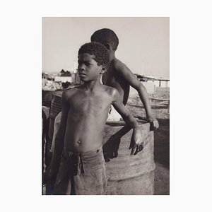 Hanna Seidel, Venezuelan Fisher Children, Black and White Photograph, 1960