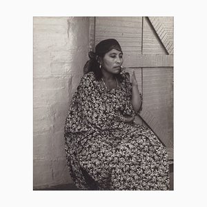 Fotografia di Hanna Seidel, donna venezuelana in bianco e nero, anni '60