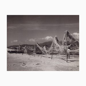 Hanna Seidel, playa venezolana, fotografía en blanco y negro, años 60