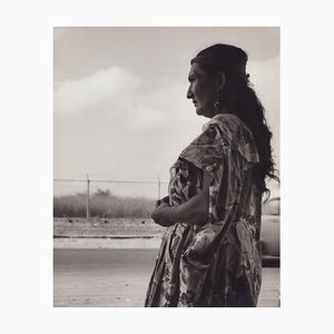 Fotografia di Hanna Seidel, donna venezuelana in bianco e nero, anni '60