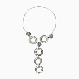 Modernist Silver Collier by Elis Kauppi, 1969