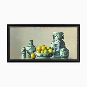 Zhang Wei Guang, naranjas, óleo sobre lienzo, década de 2000