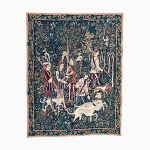 Vintage Aubusson Jaquar Tapestry, 1950s