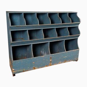 Anitique Blue Grocery Cupboard