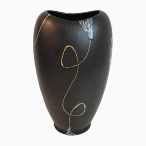Vintage No. 347-30 Vase in Fat Lava by Carstens Tönnieshof, 1950s