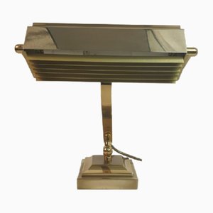 Vintage Desk Lamp in Brass, 1950s