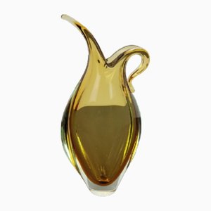 Sommerso Murano Glass Vase by Flavio Poli for Seguso, Italy, 1950s