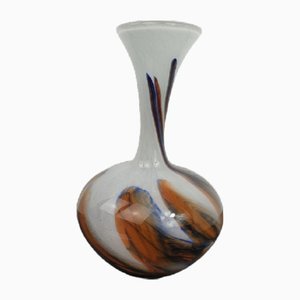 Italienische Vintage Vintage Florence Vase aus Opalglas von Carlo Moretti, 1970er