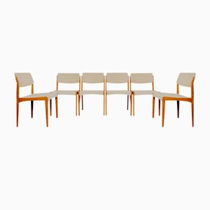Danish Chairs by HW Klein for Bramin, 1950s, Set of 6