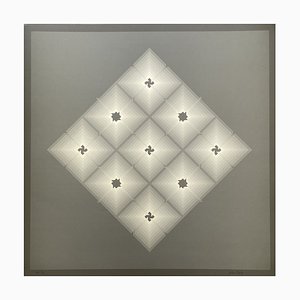 Jim Bird, Tribute to Vasarely, 1970er, Fotolithografie