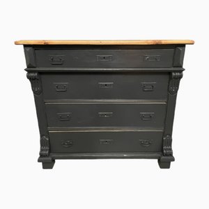 Antique Chest of Drawers in Fir, 1890s