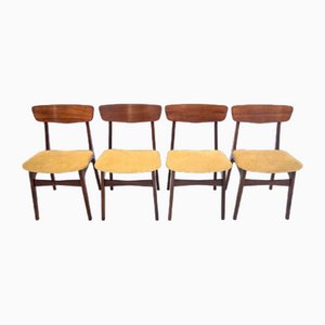 Danish Chairs, 1960s, Set of 4