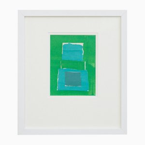 Charlotte Culot, Micro Size Villes #13, 2022, Gouache & Collage, Framed