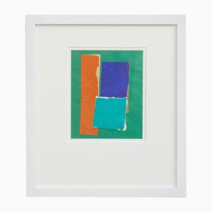 Charlotte Culot, Micro Size Villes #14, 2022, Gouache & Collage, Framed