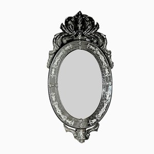 Miroir Ovale Vénitien, 1940s