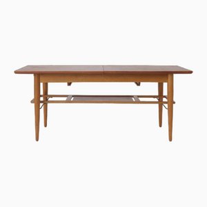 Table Basse Extensible en Teck, Danemark, 1960s