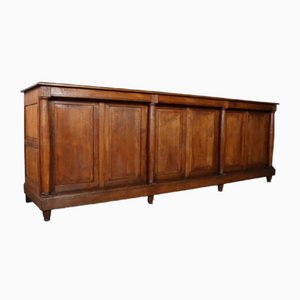 Large Antique Counter in Oak, 1920s