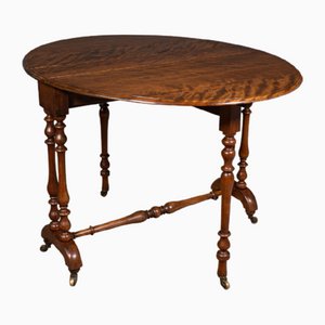 Antique English Oval Sutherland Table, 1850s