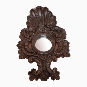 Carved Wooden Mirror, Spain, 1940s