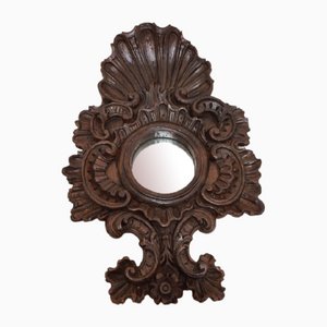 Miroir en Bois Sculpté, Espagne, 1940s