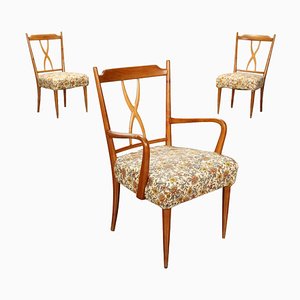 Vintage Armchairs, 1950s, Set of 3