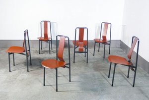 Irma Chairs by A. Castiglioni for Zanotta, 1970s, Set of 6