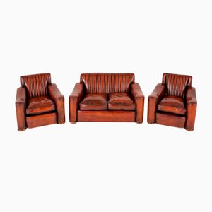 Period Art Deco Settee Couch Suite 1930