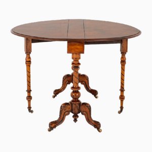 Viktorianischer Sutherland Tisch aus Nussholz 1860