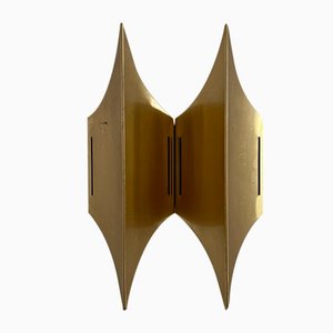 Mid-Century Brass Gothic Wall Lights by Bent Karlby, 1960s