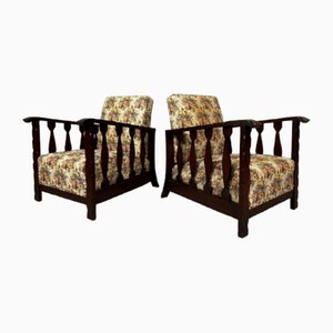 Armchairs in the Style of Hills, 1930s, Set of 2