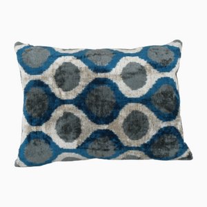 Housse de Coussin Ikat Bleue, 2010s