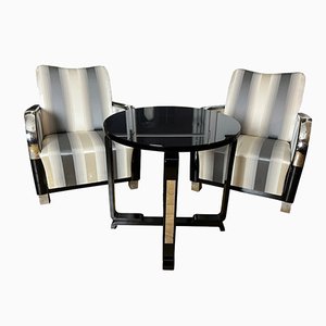 Art Deco Stühle, 1920, 2er Set