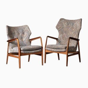 Dutch Easy Chairs by Aksel Bender Madsen and Henry Schubell for Bovenkamp, 1960s, Set of 2