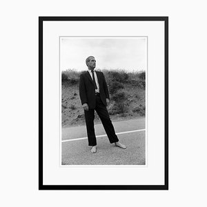 Barefoot Newman, 1966 / 2022, Black and White Archival Pigment Print