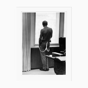 Steve McQueen, 1968/2022, Archivdruck in Schwarz & Weiß