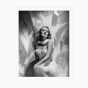 Marlene Dietrich, 1937 / 2022, Black and White Archival Pigment Print