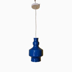 B 1202 Intra Blue Hanging Lamp from Raak Amsterdam, 1968