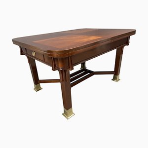 Art Nouveau Extendable Dining Table in Mahogany, 1905