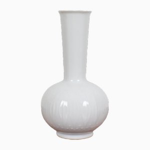 Vase en Céramique Blanche de Escenbach, 1970s