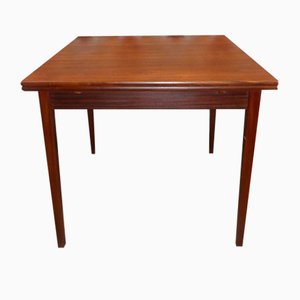 Small Extendable Dining Table in Teak, 1960s