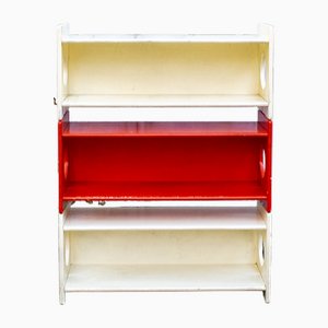 Modular Bookcase in Lacquered Wood, 1970s, Set of 3