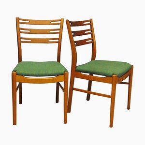 Danish Teak Chairs, 1960s, Set of 2