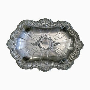 Vintage French Pewter Tray, 1950s