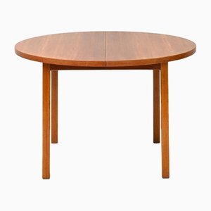 Scandinavian Round Table with Authenticity Stamp, 1960s