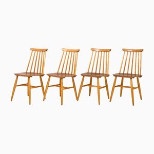 Pinnstol Chairs by Edsby Verken, 1960s, Set of 4