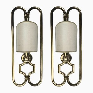 Brass Wall Sconces by Hans Möller, Germany, 1960s, Set of 2