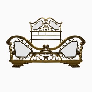 Royal Brass Bed from Castle Property, 1900s
