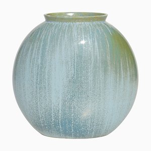 Italienische Art Deco Keramikvase von Guido Andlovitz Lavenia für SCI Laveno, 1940er